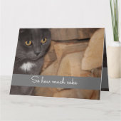 友人の誕生日の挨拶 カード (正面)