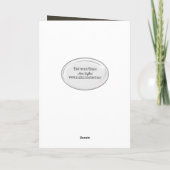 友人の誕生日デイジーと茶色のカードのラディバグ カード (裏面)