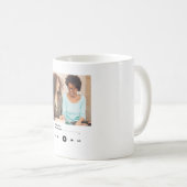 友人の贈パーソナライズされたり物を飾る コーヒーマグカップ (正面右)