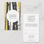 友人の《植物》アスペン木を参照 紹介カード (正面/裏面)