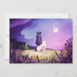 友人はがきを持って歩く シーズンカード