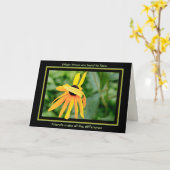 友人はすべての違いを生じます カード (黄色い花)