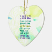 友人はよいブラのようです セラミックオーナメント (左)