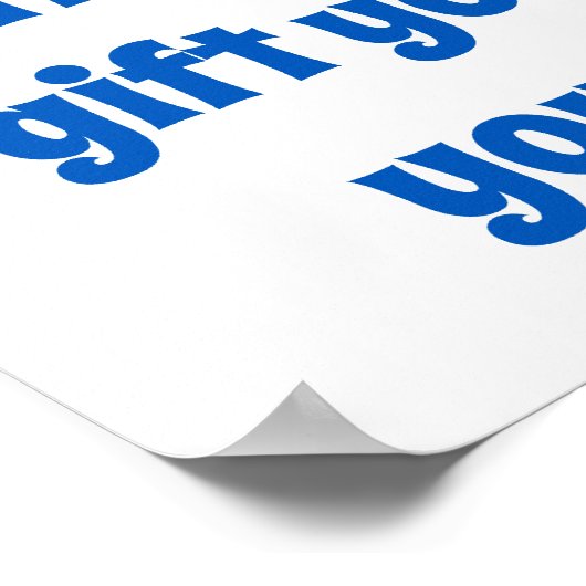 友人はギフトである – 友情引用文 ポスター (角)