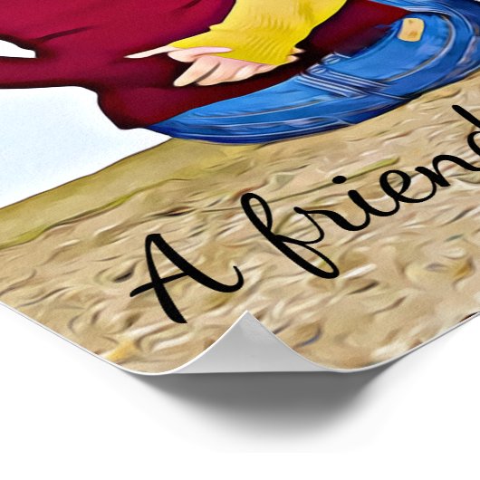 友人はギフト***ポスター ポスター (角)