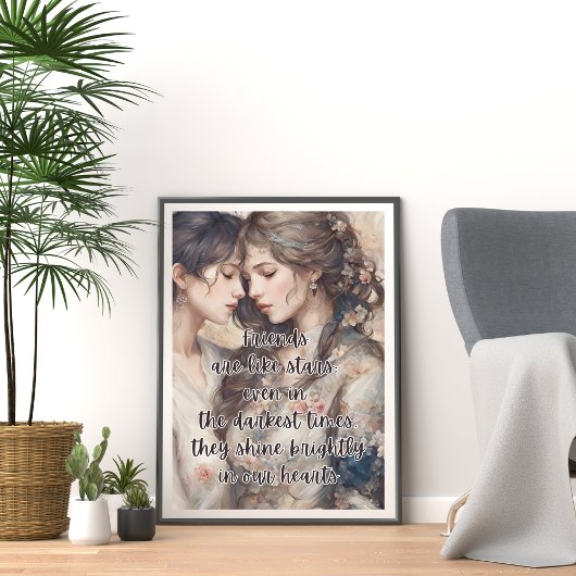 友人はスターのポスターのようなものだ ポスター