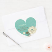 友人はハートだ ラウンドシール (封筒)