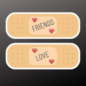 友人はバンドエイズカスタムを愛するビニールシール シール