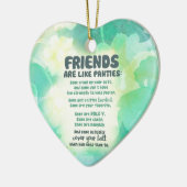 友人はパンティーのようです セラミックオーナメント (左)