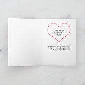 友人はブラのグリーティングカードのようなものだ カード (内部)