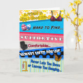 友人はブラのグリーティングカードのようなものだ カード (黄色い花)