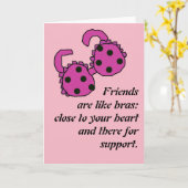 友人はブラスのようなもの カード (黄色い花)