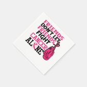 友人は乳房だけで癌と戦うことを許さない スタンダードカクテルナプキン (角)