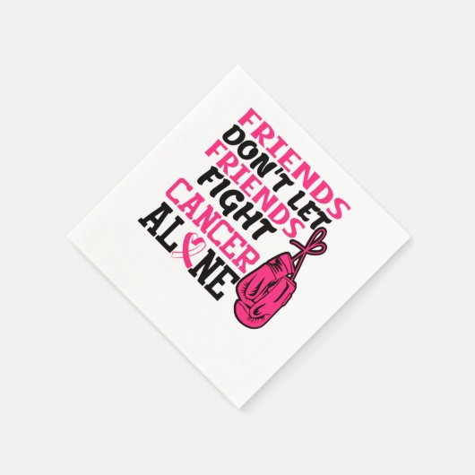 友人は乳房だけで癌と戦うことを許さない スタンダードカクテルナプキン (角)