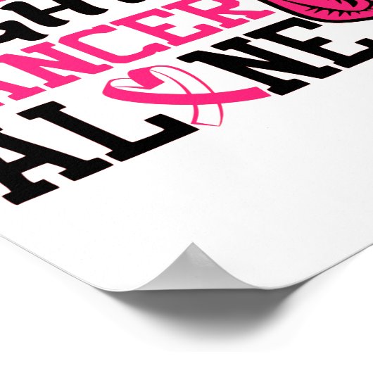 友人は乳房だけで癌と戦うことを許さない ポスター (角)