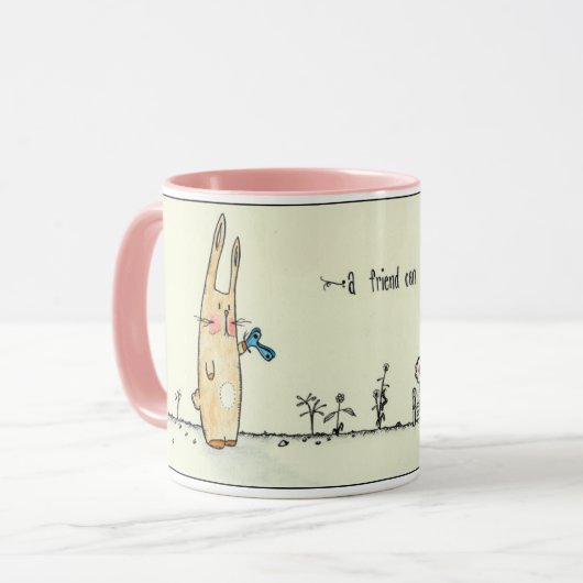友人は何処から来も来る マグカップ (正面左)