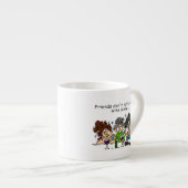 友人は単独で友人のワインを許可しません エスプレッソカップ (正面右)