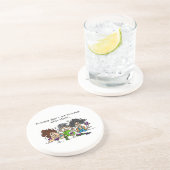 友人は単独で友人のワインを許可しません コースター (側面)