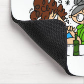 友人は単独で友人のワインを許可しません マウスパッド (コーナー)