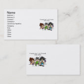 友人は単独で友人のワインを許可しません 名刺 (正面/裏面)