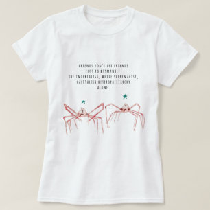 友人は友人のワイシャツを許可しません Tシャツ