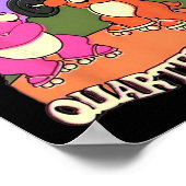 友人は友人の四半期Squat Bodybuildiを許可しない ポスター (角)