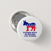 友人は友人の投票切札ボタンを許可しません 缶バッジ (正面&裏面)