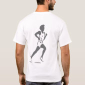 友人は友人の演劇のサッカーを許可しません Tシャツ (裏面)