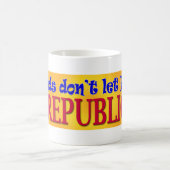 友人は友人を許可しません コーヒーマグカップ (中央)