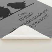 友人は友情を理解感動的する シェルパブランケット (3/4)