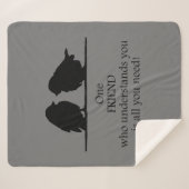 友人は友情を理解感動的する シェルパブランケット (正面(横))