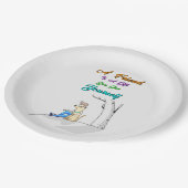 友人は君に犬与えの友情だ ペーパープレート (アングル)