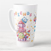 友人は家族で選んだだけだ カフェラテマグ (左アングル)