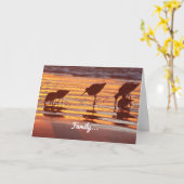 友人は家族を好みます カード (黄色い花)