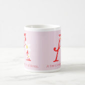 友人は常にアルファベットAのマグカップを愛している コーヒーマグカップ (中央)