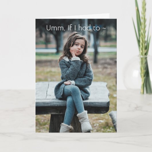 友人は常に友情カード サンキューカード (正面)