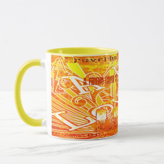 友人は常に愛している… カスタマイズ - マグカップ (左)