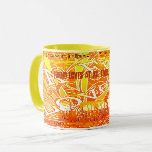 友人は常に愛している… カスタマイズ - マグカップ (正面左)