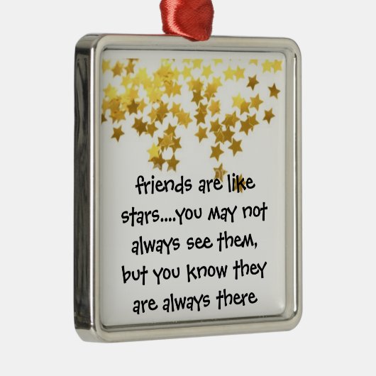 友人は星のオーナメントのようです メタルオーナメント (右)