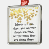 友人は星のオーナメントのようです メタルオーナメント (左)