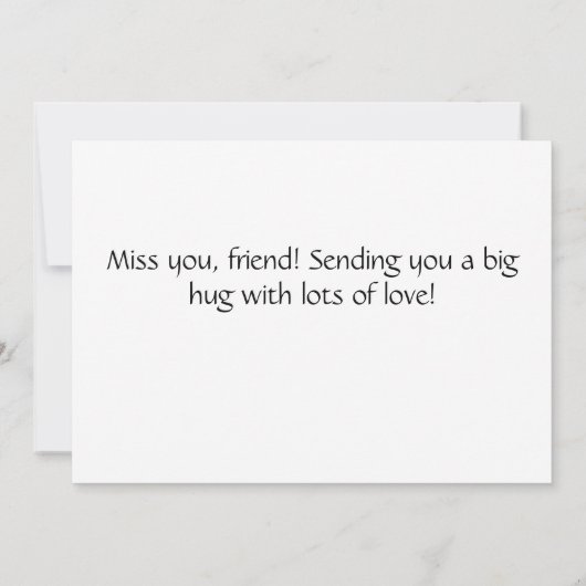 友人は星人のカードのようなものだ (裏面)