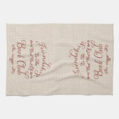 友人は書最高の籍部の一員だ キッチンタオル (横)