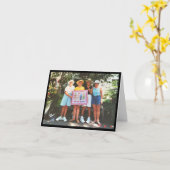 友人は永遠に折り畳まれたグリーティングカード カード (黄色い花)