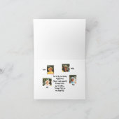 友人は永遠に折り畳まれたグリーティングカード カード (内部)