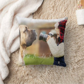 友人は永遠に男の子の子の写真 クッション (ブランケット)