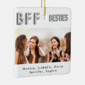 友人は永遠に銀のベスティーズBFF セラミックオーナメント (右)