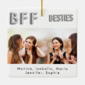友人は永遠に銀のベスティーズBFF セラミックオーナメント (裏面)