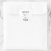 友人は永遠最高のに友友愛の信頼を愛する スクエアシール (バッグ)