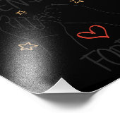 友人は永遠最高のに友友愛の信頼を愛する フォトプリント            (角)