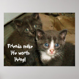 友人は生きる価値のあるポスターを作る ポスター